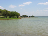 a view of Joe Pool Lake